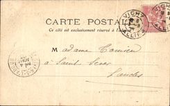 CPA Vichy the Park Large Allee