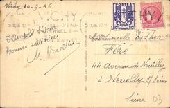 CPA Vichy Rue De Paris