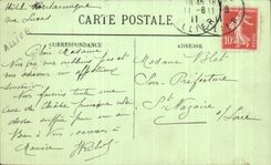 CPA Vichy Edges of I' Allier