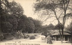 CPA Vichy a Corner of the Park of Celestins