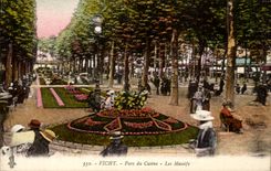 CPA Vichy Park of the Casino Solid masses