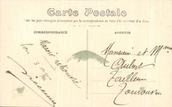CPA Mortagne Jardin de I'Hotel de Ville