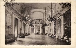 CPA Rheims Town hall Village hall