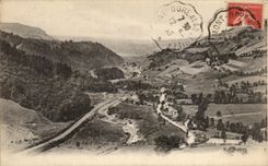 CPA Mont Gilds the valley of the Dordogne
