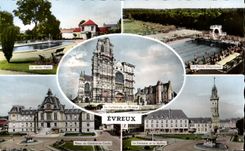 Lugares de CPSM Evreux de general De Gaulle