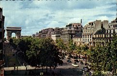 CPSM Paris Avenue Des Champs Elysees
