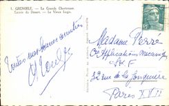 CPA Grenoble La Grande Chartreuse Entree Du Desert Le Vieux Logis