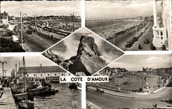 CPA the Dimension Of Love Pornichet La Baule Between Batz and Croisic Pouliguen