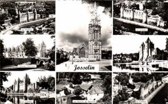 CPA nuestra senora Of Roncier Josselin la cruz de Sainte del puente