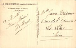 CPA Chambord La Porte Royale