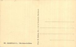 CPA Biarritz Villa Belza et la Rhune