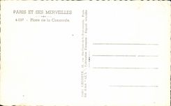 CPA Merveilles Places Paris Harmony