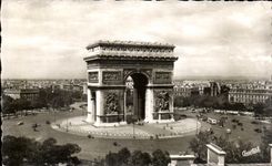 CPA Paris el lugar de I Etoile Arc De Triomphe