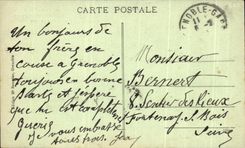 CPA Grenoble Pont de la Porte de France et les Forts