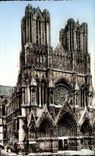 CPSM Rheims the Cathedral before the Great War