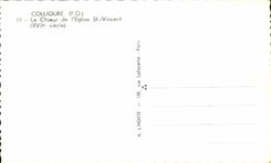 CPA Collioure Chorus of the Church St Vincent