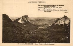 CPA Environs Of the Mount Gilds Rock Tuiliere and Roche Sanadoire