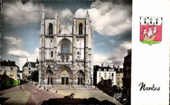 CPSM Nantes cathedral Saint Pierre
