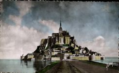 CPSM Le Mont Saint Michel L'Arrivee