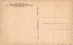 Campana-torre de CPA Toulouse del santo Sernin y Porte Miegeville de la basilica