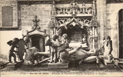 CPA Eglise De Brou Mausolee de Philibert le Beau et Marguerite de Bourbon Anges