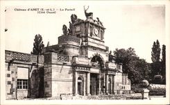 CPA Chateau D'Anet Le Portail Cote Ouest