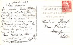 CPA Paris Panoramic View Of the Palate of Chaillot