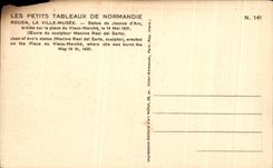 CPA Small Tableaux De Rouen Norman the Museum City Statue of Jeanne d' Arc