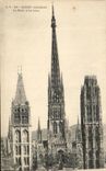 CPA Rouen Cathedral the Arrow and Tours