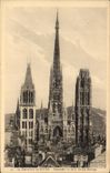 CPA the Cathedral of Rouen seen Together of the Large Clock