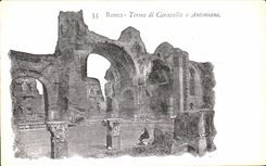 CPA Roma Terme di Caracalla o Antomiane