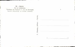 CPA Nantes In the Cathedral Tomb of François II Duke of Brittany