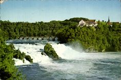 CPA Rheinfall Mit Schoss Laufen