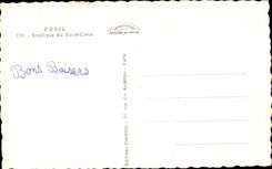 CPSM Paris Basilica Of the Sacring Montmartre Heart