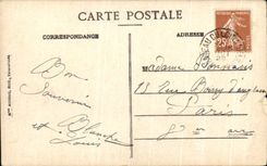 CPA Versailles Parterre d'eau Sur La Terrasse