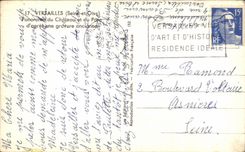 CPA Versailles Panorama du chateau Et Du Parc