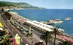 CPSM Niza la caminata del ingles y del montaje del boro