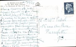 CPSM La Baule the Most beautiful Beach D' Eurpoe the Boulevard of Sea And the Beach