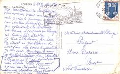 CPSM Lourdes Le Grotte