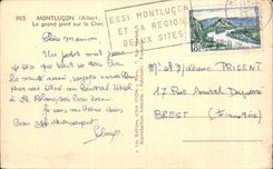 CPA Montlucon Le Grand Pont sur le Cher