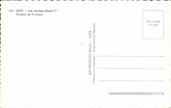 CPSM Nice Les Jardins Albert Theatre de Verdure