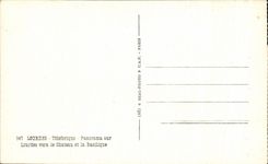 CPA Lourdes Teleferique Panorama sur Lourdes vers Le Chateau et la Easilique