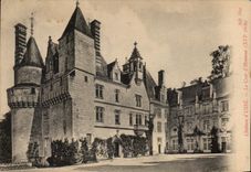 CPA Chateau d'Usse La Cour d'Honneur 