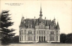 CPA Comacre Chateau de Facade Principale