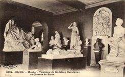 CPA Dijon Musee Tombeau de Godefroy Cavaignac et oeuvres de Rude