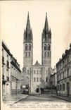 CPA Caen la abadia de St Etienne de la iglesia con los hombres