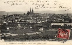 CPA Clermont-Ferrand vista de las cuatro maneras