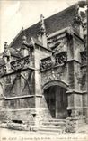 CPA Caen la vieja puerta del St Gil de la iglesia del siglo