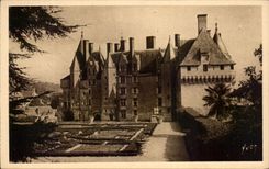 Ataque frontal del interior de CPA Loire ch4ateau Chateau De Langeais