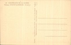 Castillo de CPA Loire ch4ateau de Azay la cortina